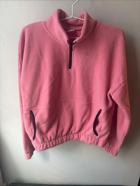 Balance Collection Pink Half-Zip Fleece Pullover